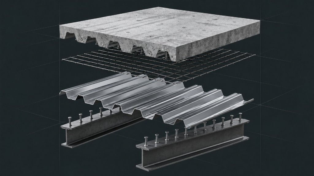 Composite decking layers